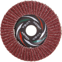 Круг лепестковый торцевой плоский КЛТ1 (125х22 мм; А 24; 14А 80/Р24) Луга 4603347338018