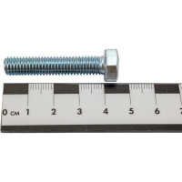 Болт Невский Крепеж DIN 933 с шестигранной головкой 8.8 оцинк. М8x40, 100 шт. 826920