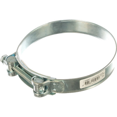 Шарнирный хомут Стройбат оцинкованный 122-130мм 35033