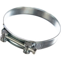 Шарнирный хомут Стройбат оцинкованный 122-130мм 35033