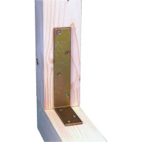 Уголок для балки ALBERTS оцинкованный 100х200х40х4 мм 333409