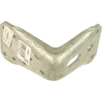 Перфорированный угол ALBERTS 95х85х65х4 с боковыми ребрами жесткости и направляющей 330842