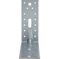 Перфорированный уголок ALBERTS усиленный, оцинкованный 150х150х65х2,5 мм 335724