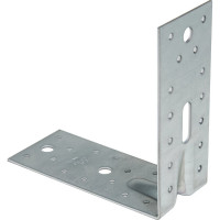 Перфорированный уголок ALBERTS усиленный, оцинкованный 150х150х65х2,5 мм 335724