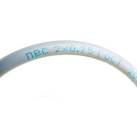 Шнур DORI ПВС 2х0,75 с вилкой 3,0 м белый 41450