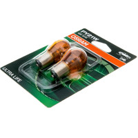 Автолампа PY21W BAU15s YELLOW ULTRA LIFE 12В 2 штуки 1.10.50 7507ULT-02B 7507ULT-2BL Osram 775785