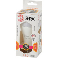 Светодиодная лампа ЭРА LED A65-25W-827-E27, груша, теплый Б0035334