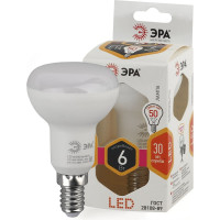 Светодиодная лампа ЭРА LED R50-6W-827-E14 диод, рефлектор, тепл Б0028489