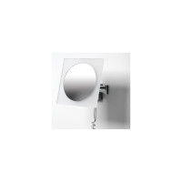 Зеркало с LED-подсветкой, 3-х кратным увеличением WasserKRAFT K-1008