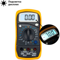 Цифровой мультиметр duwi M830L PROFI с противоударным чехлом, 26044 8
