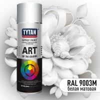 Аэрозольная краска Tytan PROFESSIONAL ART OF THE COLOUR RAL9003M, белая матовая 400мл 61331 54025