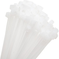 Пластиковые стяжки AutoFix 2,5x150 мм белые NPC-25-150W