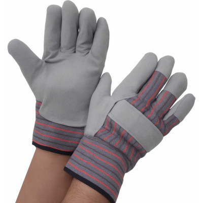 Спилковые комбинированные перчатки Gigant, размер 10, Ангара G-029