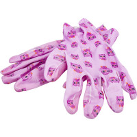 Нейлоновые тонкие садовые перчатки с нитриловым покрытием ладони Gigant 12 пар G-006