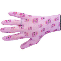 Нейлоновые тонкие садовые перчатки с нитриловым покрытием ладони Gigant 12 пар G-006