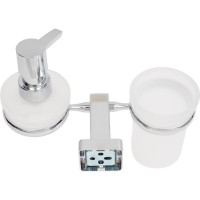 Держатель стакана и дозатора WasserKraft Липпе (Lippe) K-6589