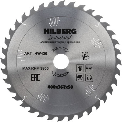 Диск пильный Hilberg Industrial Дерево 4005036Т HW410