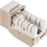Модуль-вставка NIKOMAX типа Keystone, полный экран, металлик NMC-KJSD2-FT-MT