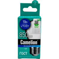 Светодиодная лампа Camelion LED10-G45/865/E27 10Вт 220В 13570