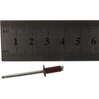 Заклёпка вытяжная красное вино (150 шт; 4х10 мм; RAL 3005150) Качественный КРЕПЕЖ 0200521 КЧ