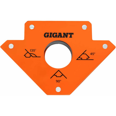 Угольник магнитный стрелка 75LBS (45, 90, 135 град; усилие 34 кг) Gigant G-0512