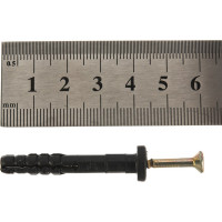 Дюбель-гвоздь ГОСКРЕП 6х40 гриб.манж. полипропилен 200 шт. 4-0012240