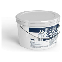 Акриловая фасадная краска Goodhim TN M1 БЕЛАЯ, 14 кг 78675