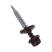 Кровельный саморез ГОСКРЕП 4.8х28 RAL 8017 коричневый шоколад, 70 шт., пл.конт. 280 мл 2-0017350