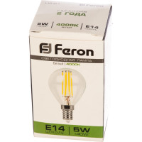 Светодиодная лампа FERON 5W 230V E14 4000K, LB-61 25579