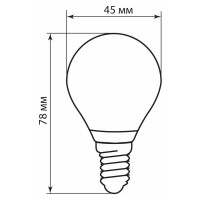 Светодиодная лампа FERON 5W 230V E14 4000K, LB-61 25579