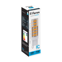 Светодиодная лампа FERON 7W 230V G9 6400K, LB-433 25768