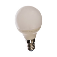 Светодиодная лампа Uniel LED-G45-6W/WW/E14/FR/MB PLM11WH. Форма «шар», матовая. UL-00002375