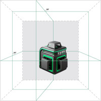 Лазерный уровень ADA Cube 3-360 GREEN Professional Edition А00573