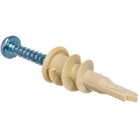 Анкер для гипсокартона ЕВРОПАРТНЕР PBA 14х37 с шурупом,100 шт. 86912