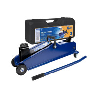 Подкатной гидравлический домкрат KRAFT 3 т, кейс KT 820006