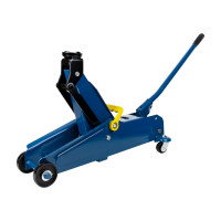 Подкатной гидравлический домкрат KRAFT 2.5 т, кейс KT 820003