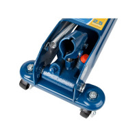 Подкатной гидравлический домкрат KRAFT 2.5 т, кейс KT 820003