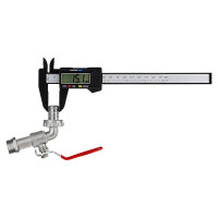 Кран водоразборный MasterProf 1/2" со штуцером 15мм., кран садовый, ручка ДС.020047.ИМ