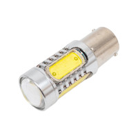 Автолампа P21W BA15s 5 SMD MEGA WHITE блистер MEGAPOWER M-56285Wбл