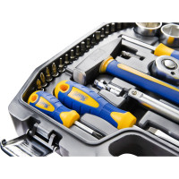 Набор инструмента 1/2 Dr и 1/4 Dr 73 предмета KRAFT KT 700677