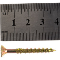 Конструкционный шуруп для дерева с фрезой ЕВРОПАРТНЕР потай, ж/п Torx 25 4.5х40, 15 шт. 15 0025 7