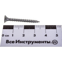 Универсальный шуруп ЕВРОПАРТНЕР с пот. гол. 4х35 нержав. сталь 10 шт. G2 4035 1