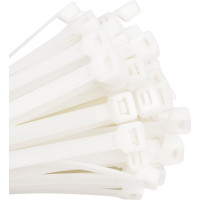 Нейлоновый хомут стяжка DolleX 7,6х300 мм, уп. 100 шт., белый SN-831