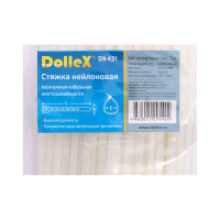 Хомут стяжка DolleX 3,6х300, нейлоновая, уп. 100 шт. белый SN-431
