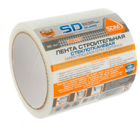 Строительная самоклеящаяся сетка SDM SD-GLASS Professional 100мм х 20м повышенной прочности 00-00000199
