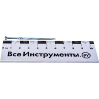 Шуруп для полов и паркета Rusconnect CFB 0361 3,2х60 200 шт. Белый цинк 380361