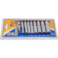 Набор головок торцевых удлиненных (9 шт; 1/4" Dr; 6-13 мм) KRAFT KT 700315