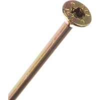 Шуруп Rusconnect CS 06180 с/нарез. д/дерева, потай, 6х180, 100 шт. Желтый цинк 310618