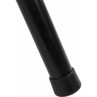 Складной стул для дома и офиса BRABIX  Golf CF-007 черный каркас, кожзам черный, 531565