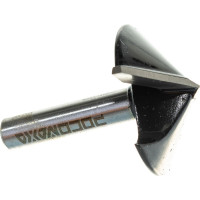 Фреза пазовая галтельная V-образная серия 1004 (40x14 мм; угол 120 град; хвостовик 8 мм) Росомаха 800409